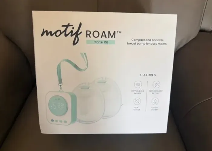 Motif roam extratora de leite materno. Kit completo