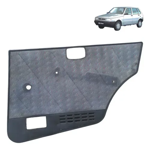 Forro Porta Traseiro Lado Direito Uno 1991 1999 2 Cinza Cinza