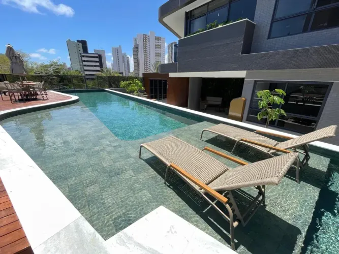 Apartamento,novo,vista mar,condomínio sofisticado em frente ao Parque Parayba