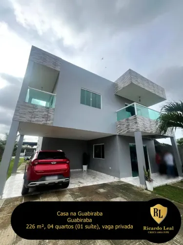Alugo Casa na Guabiraba, 226 m², 04 quartos (01 suíte)
