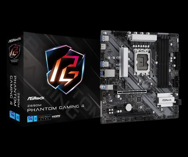Placa mãe Z690m Asrock Phantom gaming 4 LGA 1700
