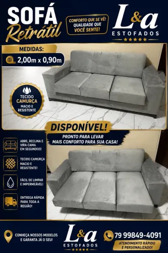 Sofá retrátil