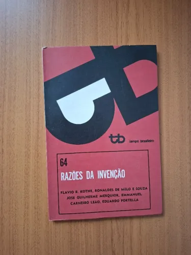 Livro Razões da Invenção - Tempo Brasileiro 64