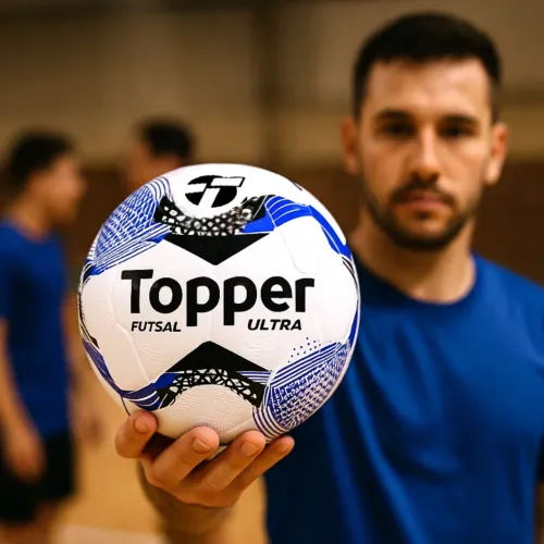Bola de Futsal Topper Ultra Salão Colagem Dupla Oficial