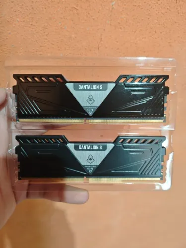 Memórias ram 16gb (2x8) DDR4 3600mhz- DANTALION S