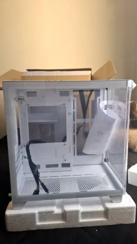 Vendo Gabinete gamer HYRAX HGB750 tower branco curvo