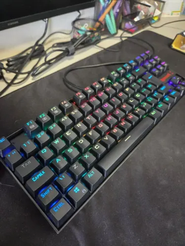 Teclado Mecânico Redragon Kumara K552 RGB - Switch Brown