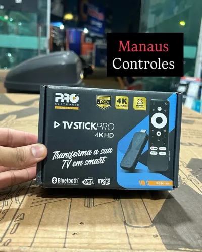 Stick Pró Tv 4K DualBand 2GB de Ram 16GB Bluetooth comando por voz