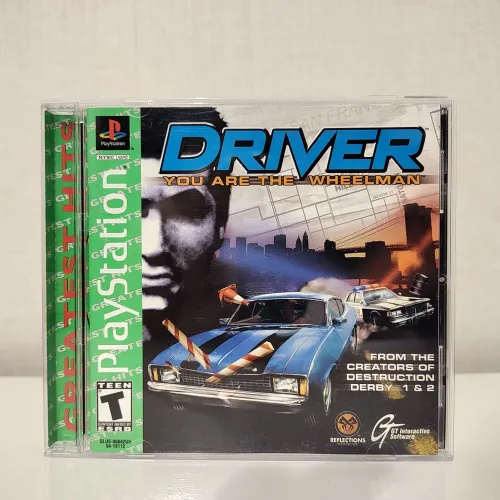 Jogo Driver You Are The Wheelman PS1 Original Mídia Física Americano Completo Seminovo