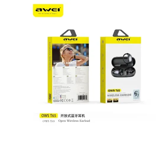 Fone Bluetooth AWEI T65 Awei Condução ar IPX4