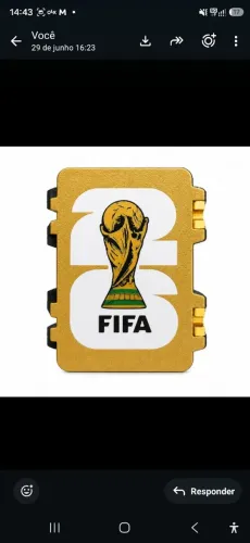 Caixinha de figurinhas da copa 2026