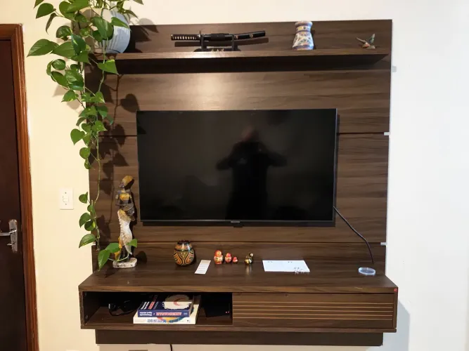 Painel de parede para TV.