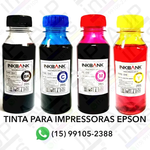 Tintas para recarga de impressoras Epson