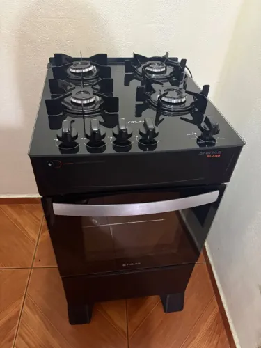 Fogão Atlas 4 bocas tampo de vidro 127V