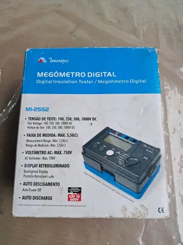 Megômetro Digital Minipa MI-2552