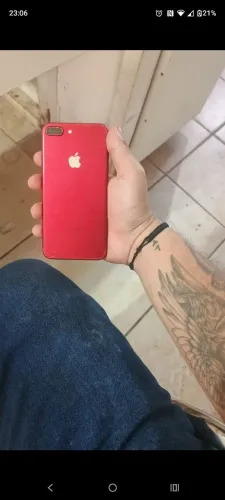 iPhone 7 plus 256 GB cor vermelho todo original 