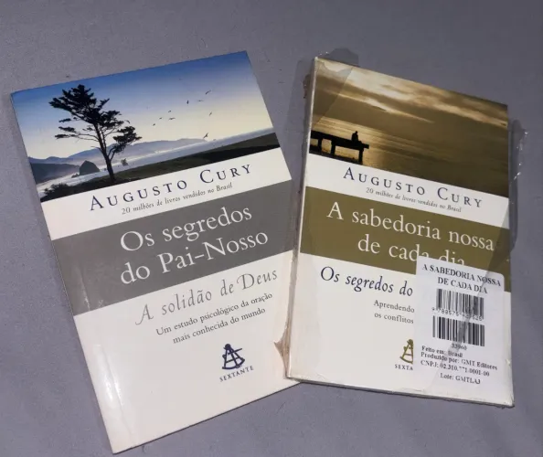 Kit- 2 livros de bolso - Augusto Cury. Vol.1(USADO) Vol.2(NOVO)