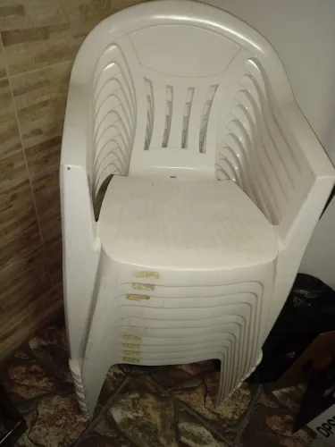 Mesa plastico branca