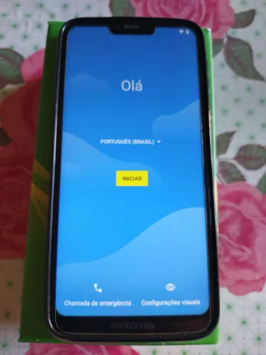 Moto G7 Power, azul navy - 32 + cartão de memória . Bateria de 5000mAh