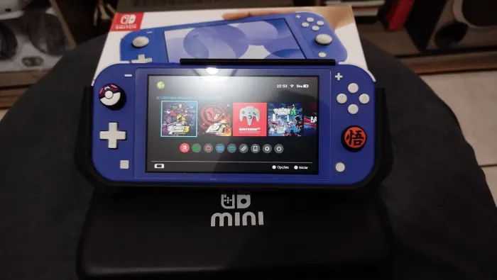 Nintendo Switch lite desbloqueado 128gb completo