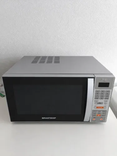 Microondas Brastemp inox ( com garantia)