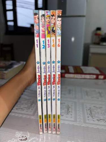 5 livros - Turma da Mônica Jovem (em estilo mangá)