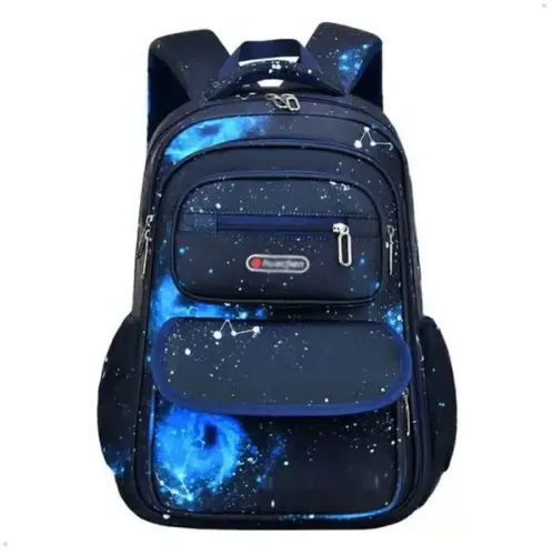Mochila Infantil Masculina Bolsa Escolar De Costas Meninos Estojo Fichário Espaçosa Grande
