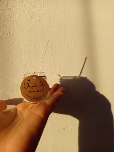 Velas aromatizadas pra lembrancinhas