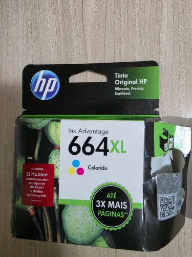 Cartucho HP 664 XL colorido