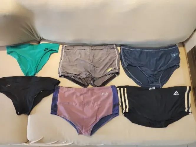 Sunga de banho, short de banho. Várias marcas. Todas originais. Usadas. Speedo, Adidas,