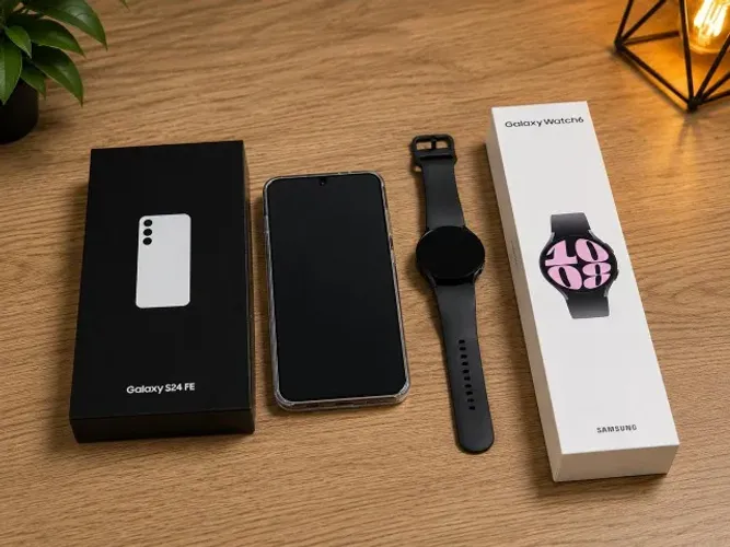 Kit Celular S24 + Relógio Watch 6