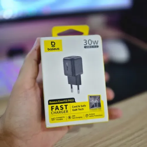 Carregador Turbo Tipo C Baseus GaN 30W