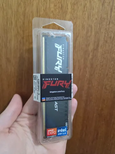 Memória RAM DDR5 Kingston Fury Beast, 16GB 6000Mhz CL36