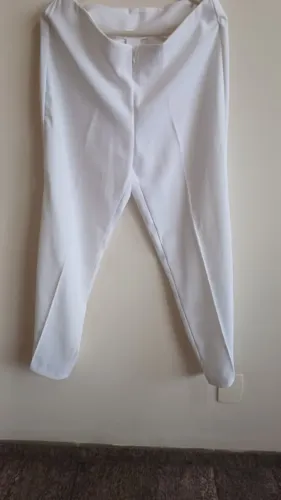 Calça branca de alfaiataria branca feminina M