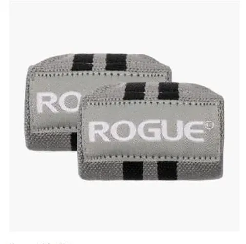 ROGUE - Par de munhequeiras (wrist wraps) (cinza)
