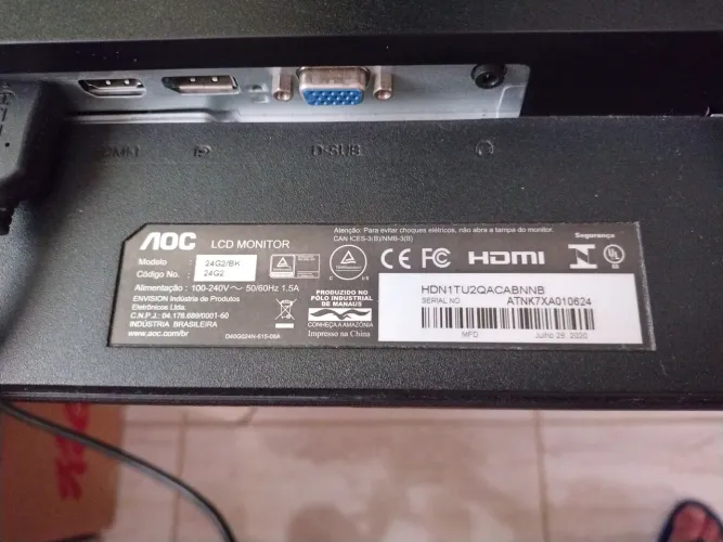 Monitor AOC 24G2/BK