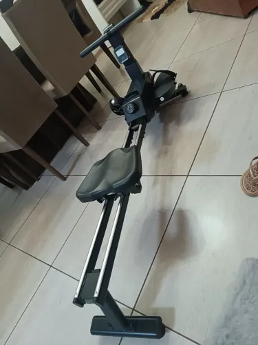 Aparelho simulador remo magnético seco indoor preto 