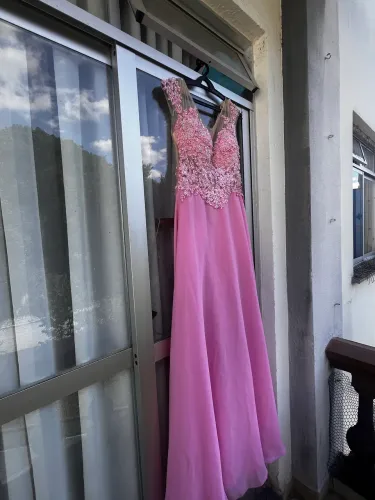 Vestido de festa rosa