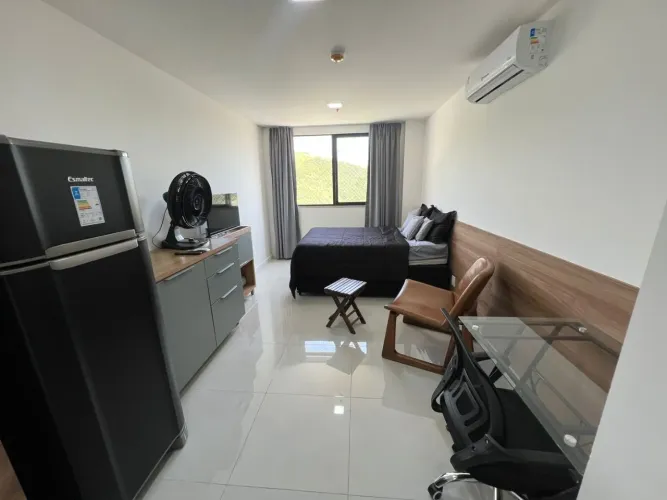 Maravilhoso Flat com mobiliado 1 quarto , 29 m² - venda por R$ 258.000 Vivendas do Lago -