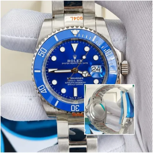 RELOGIO SUBMARINER ALL BLUE SMURF
