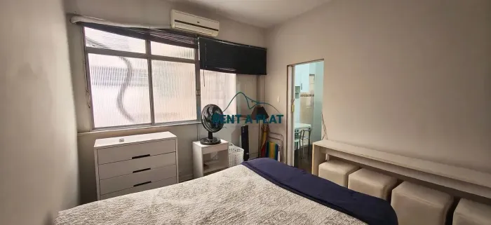 Sala e quarto mobiliado ao lado da Estação metrô Arcoverde - Copacabana - Rio de Janeiro