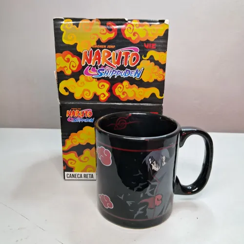 Naruto - Caneca Oficial Redonda Itachi Uchiha Akatsuki Naruto 