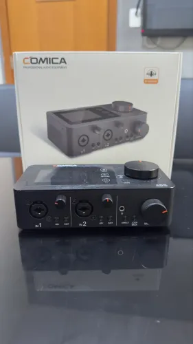 Interface de Áudio Comica Profissional USB - De 1700 por 1299!