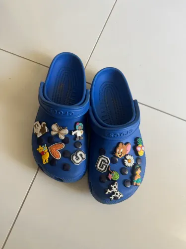 crocs azul- tamanho 36