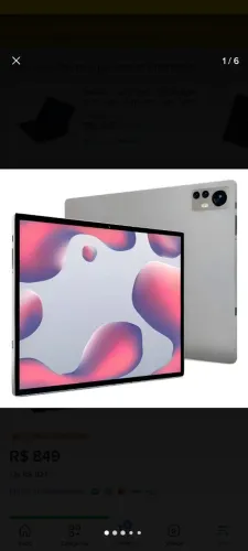 Tablet aitek 128 GB e 6 de ram rápido e bom