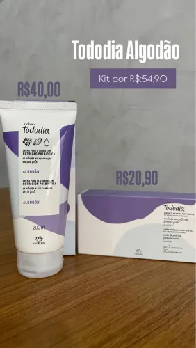 Presente Natura Hidratante Corporal + Sabonetes em Barra