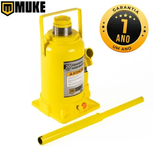 Macaco Hidráulico Tipo Garrafa 20 Toneladas Muke Tools