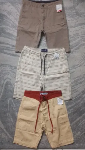 Kit 3 bermudas casuais