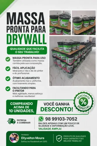 Massa para Dry Wall