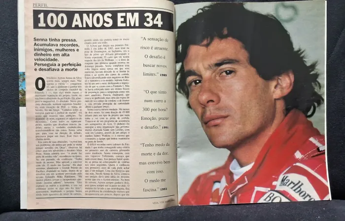 Edição extra da revista Veja - Ayrton Senna